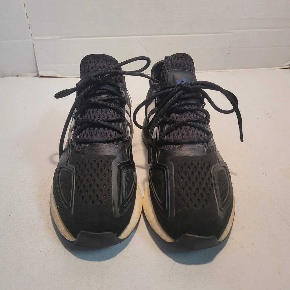 Adidas ZX 2K Boost Black White Blue Sizez 6.5Y